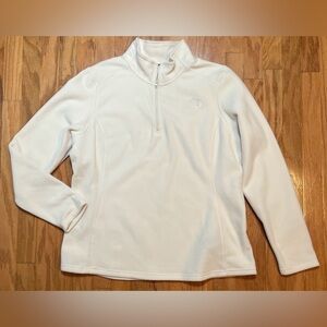 The North Face XL Cream Quarter Zip Fleece Pullover